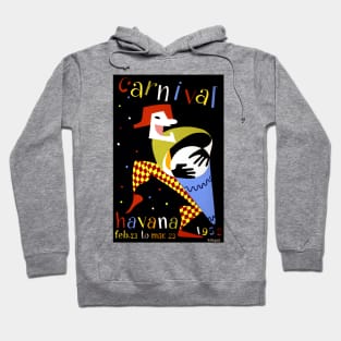 Vintage Travel Poster Cuba Carnival Havana Hoodie